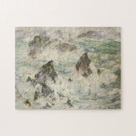 Quebra-cabeça Tempestade em Belle-Ile Monet Fine Art