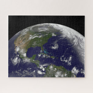 Quebra-cabeça Tempestades Tropicais No Planeta Terra.