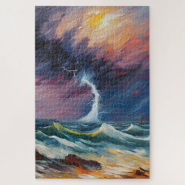 Quebra-cabeça Tempête impressionniste