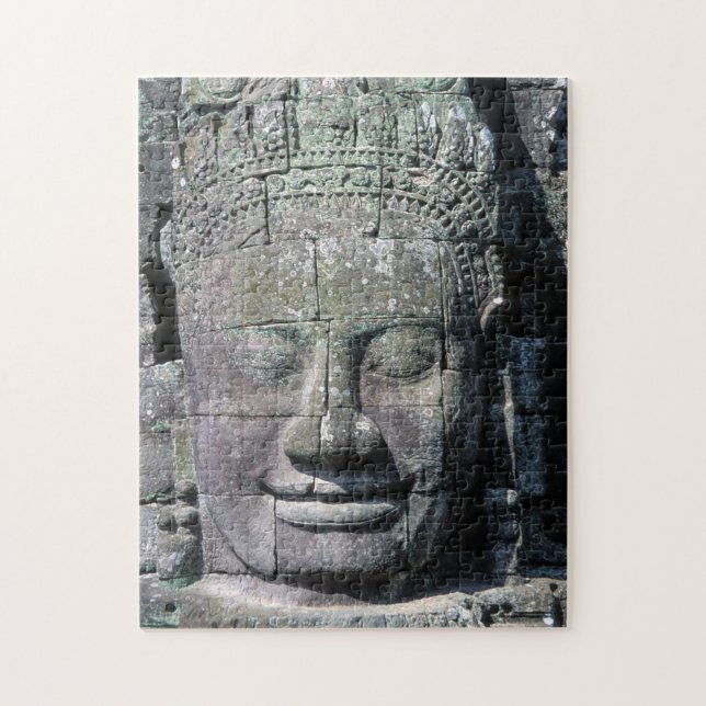 Quebra-cabeça Templo Bayon em Angkor Wat - Camboja (Vertical)