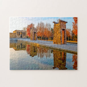 Quebra-cabeça Templo de Debod Madrid.