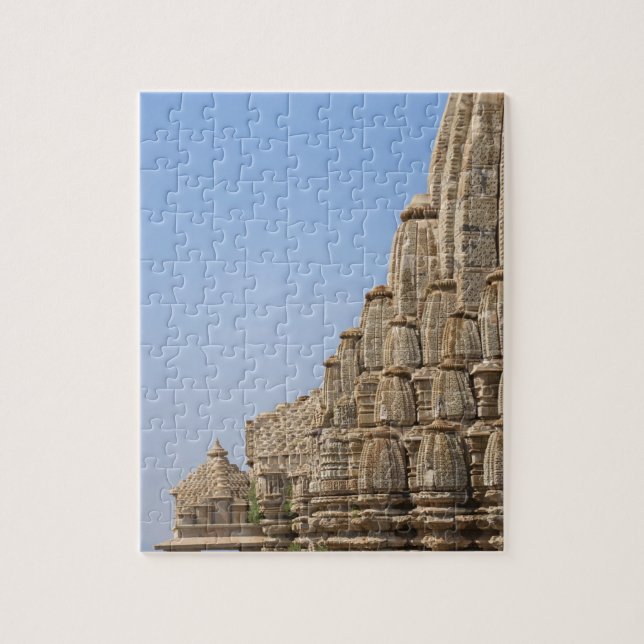 Quebra-cabeça Templo de Jain em Chittorgarh Fort, Índia (Vertical)