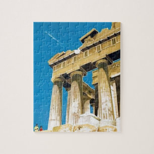 Quebra-cabeça Templo de Partenon da Grécia de Atenas viagens vin