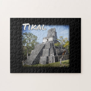Quebra-cabeça Templo de Ruínas Tikais da Guatemala