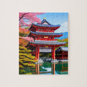 Quebra-cabeça Templo Japonês 