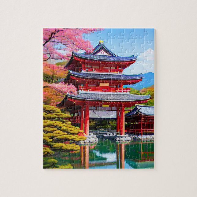 Quebra-cabeça Templo Japonês  (Vertical)