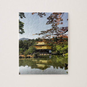 Quebra-cabeça Templo Kinkaku-Ji de Kyoto Japão Goldentemple