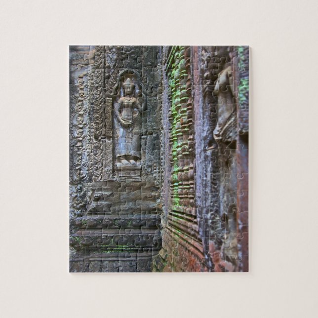 Quebra-cabeça Templo Ta Prohm, Província de Siem Reap, Camboja 2 (Vertical)