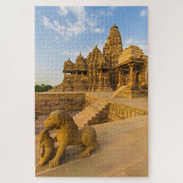 Quebra-cabeça Templos hindus em Khajuraho (Vertical)