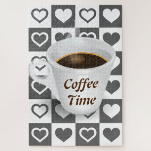 Quebra-cabeça Tempo e Corações do Café