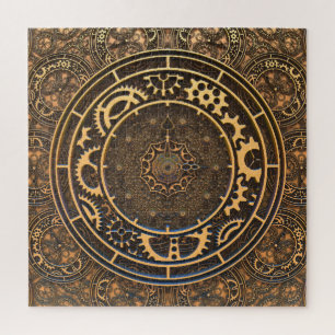 Quebra-cabeça Tempo e Relógio Steampunk