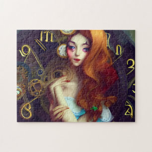Quebra-cabeça Tempo Mantém a Movimentação de Arte Gerada AI