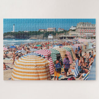 Quebra-cabeça Tendas de praia, Biarritz