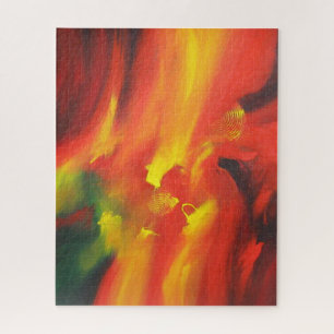 Quebra-cabeça Tendência Moderna de Pintura por Expressionista de