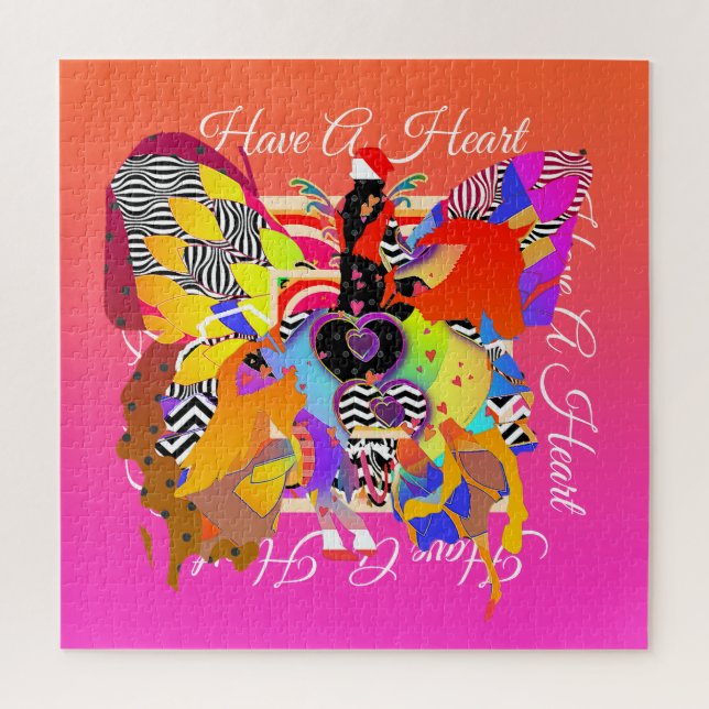 Quebra-cabeça Tenha Um Coração (Vertical)
