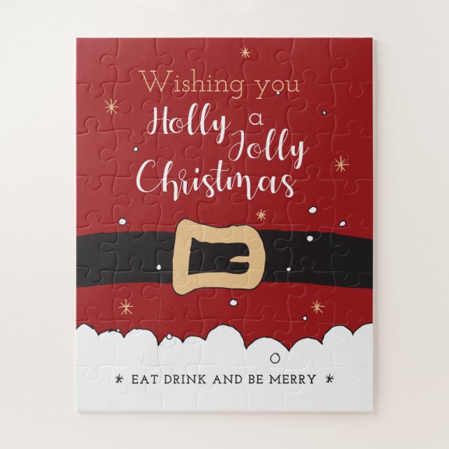 Quebra-cabeça Tenham uma Galeria de Natal Holly Jolly (Vertical)