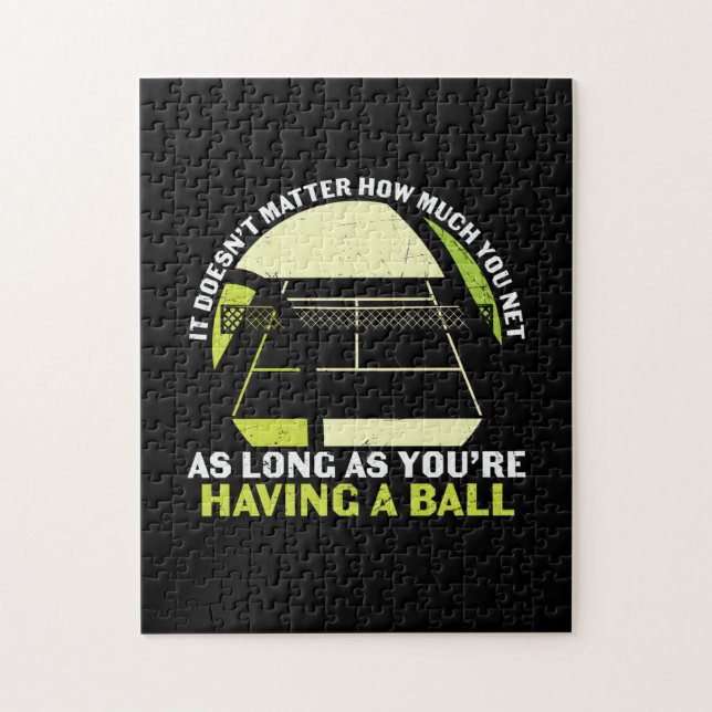 Quebra-cabeça Tênis Player | Você Está Tendo Uma Bola (Vertical)