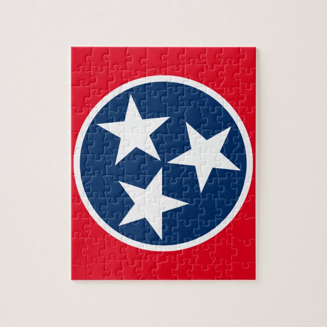 Quebra-cabeça Tennessee Flag (Vertical)