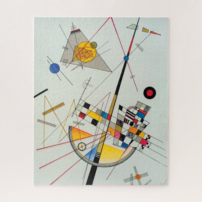 Quebra-cabeça Tensão Delicada de Wassily Kandinsky (Vertical)
