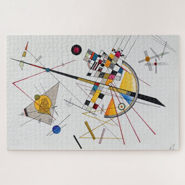 Quebra-cabeça Tensão Delicada n.o 85, Wassily Kandinsky (Horizontal)