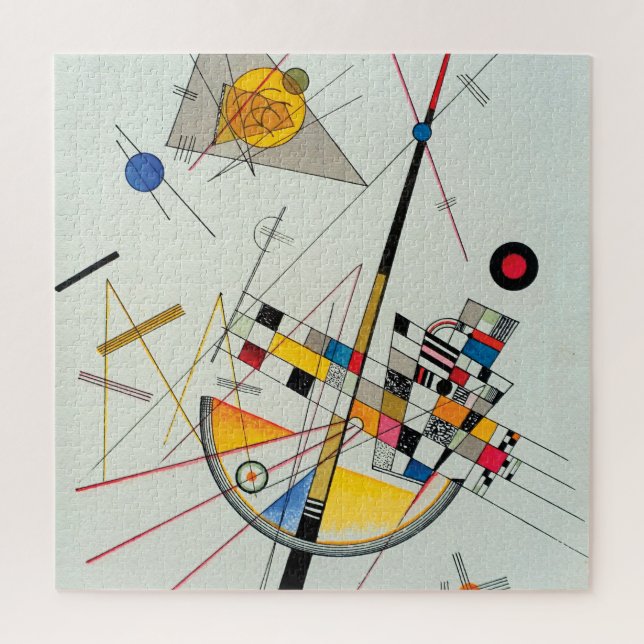 Quebra-cabeça Tensão Delicada por Wassily Kandinsky (Vertical)