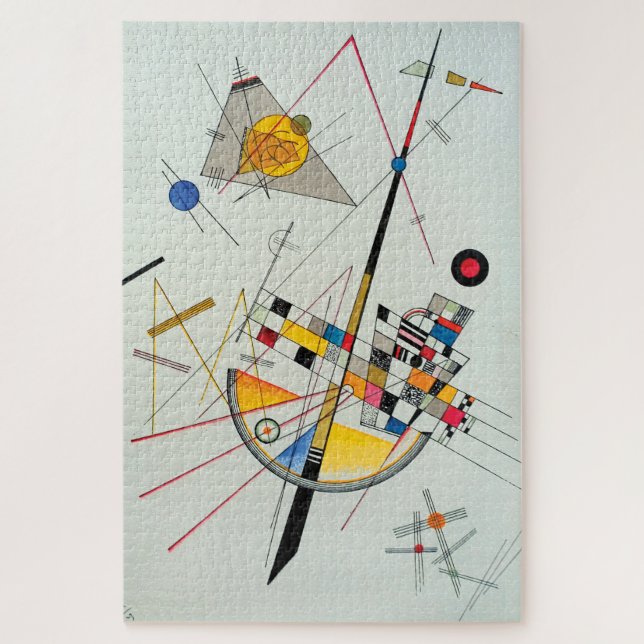 Quebra-cabeça Tensão Delicada por Wassily Kandinsky (Vertical)