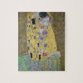 Quebra-cabeça Teoria do Amor: Um Beijo Dourado por Klimt
