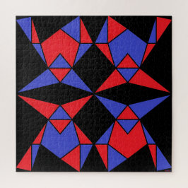 Quebra-cabeça Terceira Trinidade dos Triângulos Abstrato Ken Gag