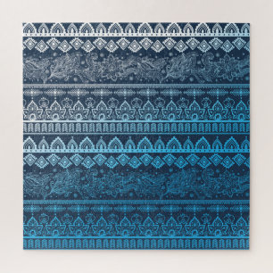 Quebra-cabeça Terceiro padrão étnico tribal, perfeito.