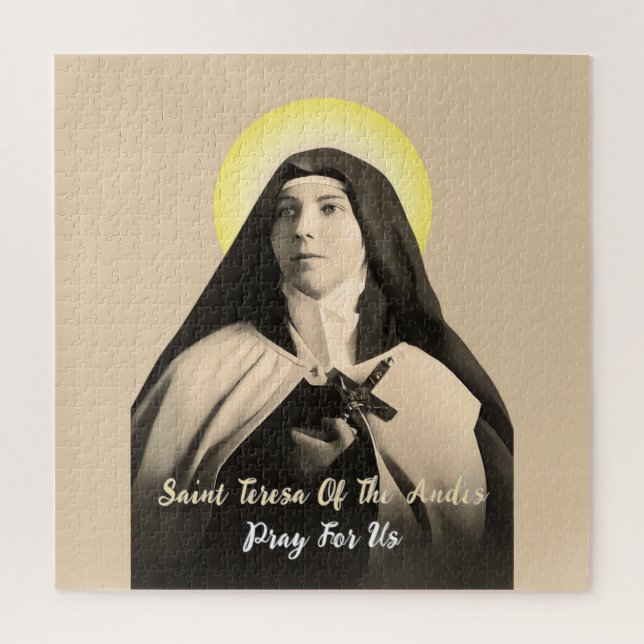 Quebra-cabeça TERESA santo DOS ANDES (Vertical)