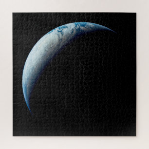 Quebra-cabeça Terra Crescente Tirada Da Missão Apollo 4. 2