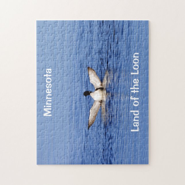 Quebra-cabeça Terra do mergulhão-do-norte (Vertical)