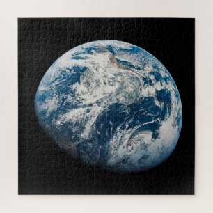 Quebra-cabeça Terra Tirada Da Nave Espacial Aollo 8.