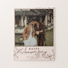 Quebra-cabeça Terracota | Feliz Aniversário de Casamento Sr. e S