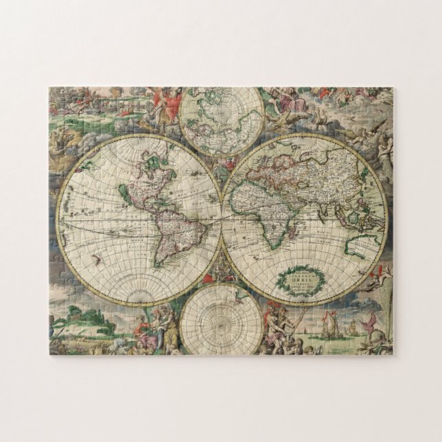 Quebra-cabeça Terrarum Orbis Tabula (Horizontal)