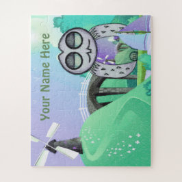 Quebra-cabeça Terras De Crianças De Coruja