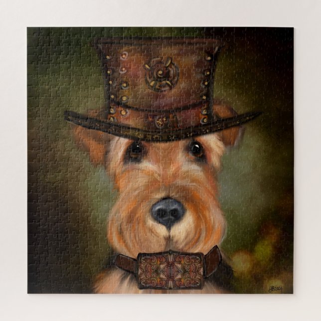 QUEBRA-CABEÇA TERRIER AIREDALE (Vertical)