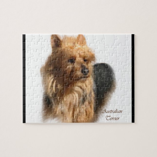 Quebra-cabeça Terrier Dog Art australiano (Horizontal)