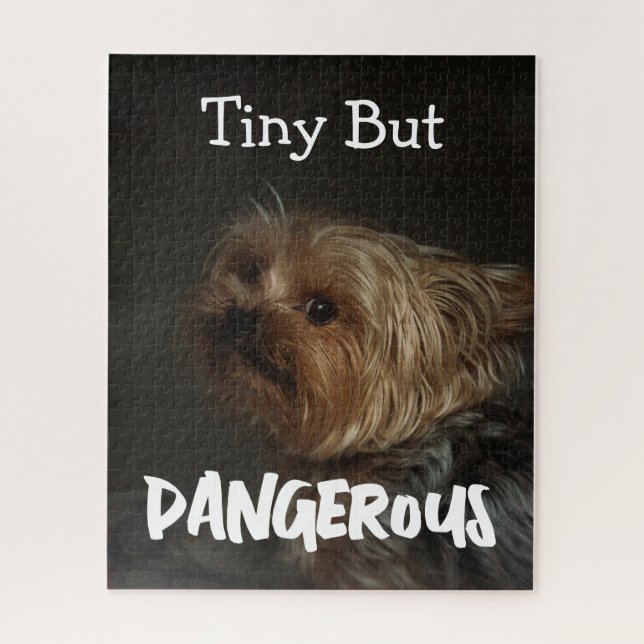 Quebra-cabeça Terrier Mãe de Cachorro Personalizado Fofo Pet (Vertical)