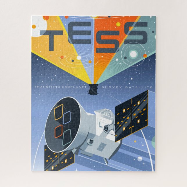 Quebra-cabeça Tess Space Telescope Poster. (Vertical)