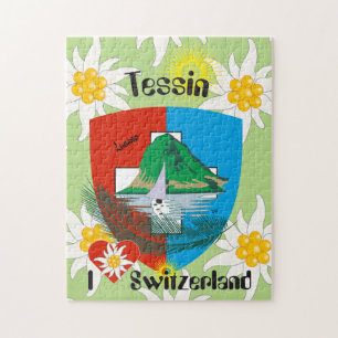 Quebra-cabeça Tessin - Ticino Suíça - Svizzera puzzle