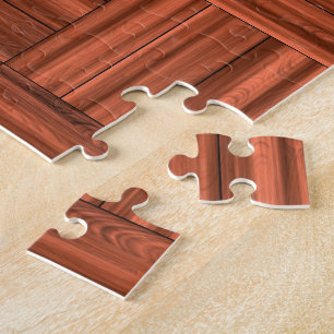 Quebra-cabeça Teste padrão de madeira do assoalho de parquet da