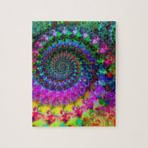 Teste padrão do Fractal do arco-íris do hippy