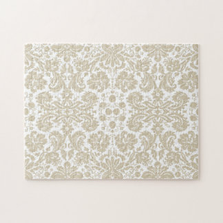 Quebra-cabeça Teste padrão floral francês do nouveau da arte do