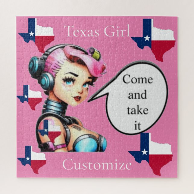 Quebra-cabeça Texas Girl Thunder_Cove (Vertical)