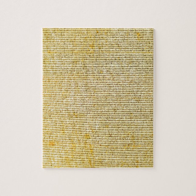 Quebra-cabeça Texto da Magna Carta (Vertical)