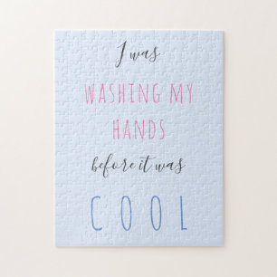 Quebra-cabeça Texto personalizado tipografia quarentena humor en