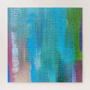 Quebra-cabeça Textura de Canvas de pintura de óleo de abstrato