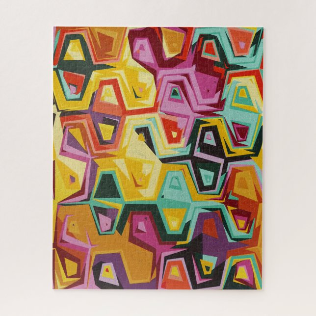 Quebra-cabeça Textura de orifícios coloridos (Vertical)