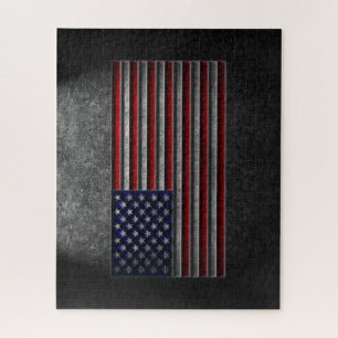 Quebra-cabeça Textura de Pedra de Bandeira Americana